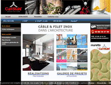 Tablet Screenshot of carlstahl-cable-architecture.fr